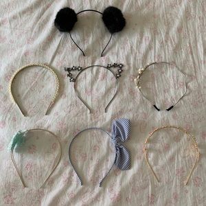 ADORABLE GIRLS HEADBAND 7 LOT
